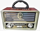 Retro Design Radio- Bluetooth speaker- USB SD-TF- Afstandsbediening