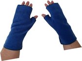 Feligi Vingerloze Handschoenen - Maat XL- Antipilling FleeceBlue - Jeans