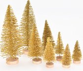 Giftforyoushop kerst – kerstboompjes – decoratie – mini kerstboom – 8 stuks