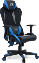 BlitzWolf BW-GC6 Gaming Stoel - Ergonomische Bureaustoel,Zithoogte en Rugleuning Verstelbaar, met Lendensteun - blauw