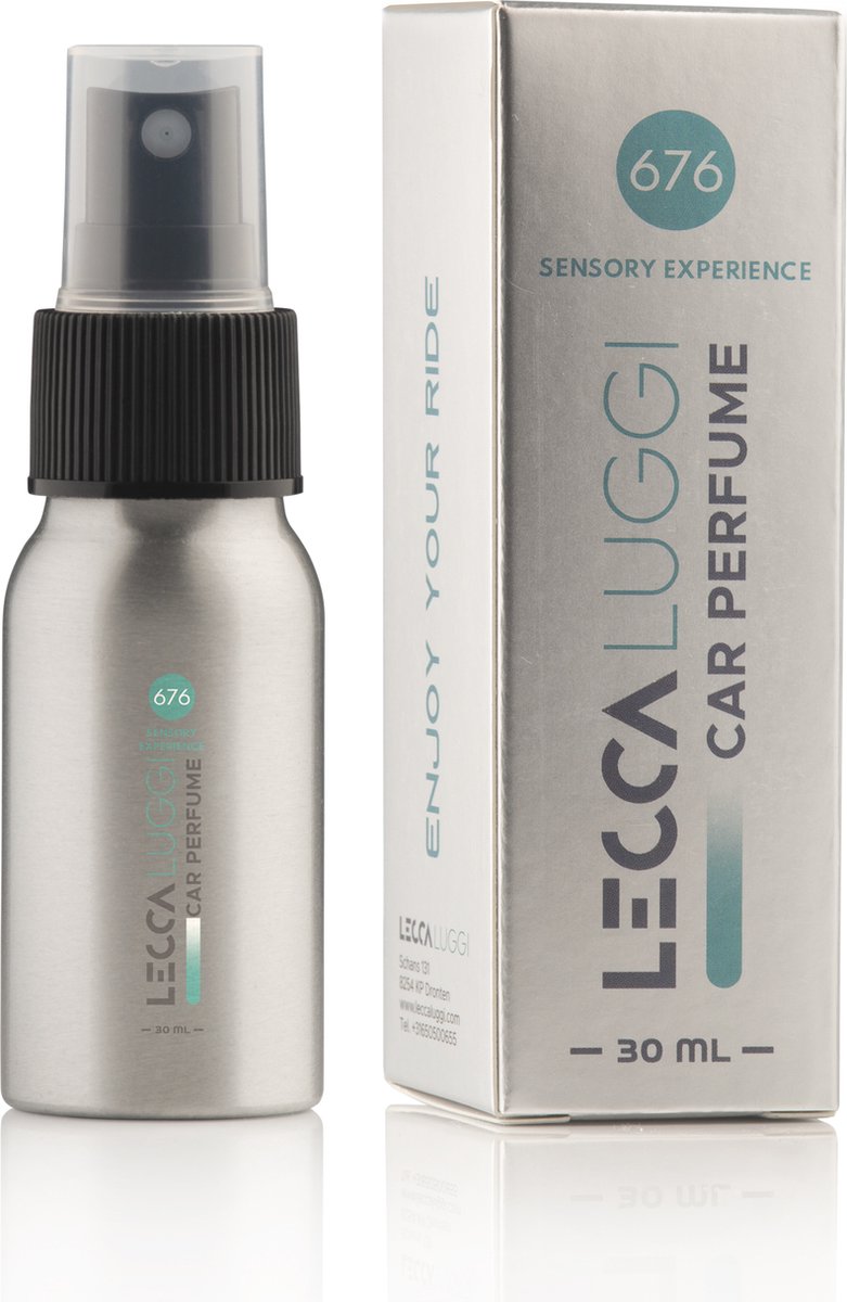 Goedkoopste Lecca Luggi Autoparfum 676 Sensory Experience - 30 ml - Auto Parfum Spray met Jasmijn, Sandelhout en Amber - Bloemige Auto Geur voor Rust en Harmonie - Langdurige Auto Geurspray