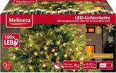 MELINERA® LED-lichtsnoer - Kerstboomverlichting - Warmwit - 100 ledlampjes - 8 lichteffecten - Warmwit
