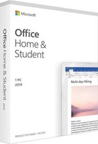 Microsoft Office Home & Student 2019 - voor 1 PC - Meerdere Talen - Levenslange Licentie - Retailverpakking