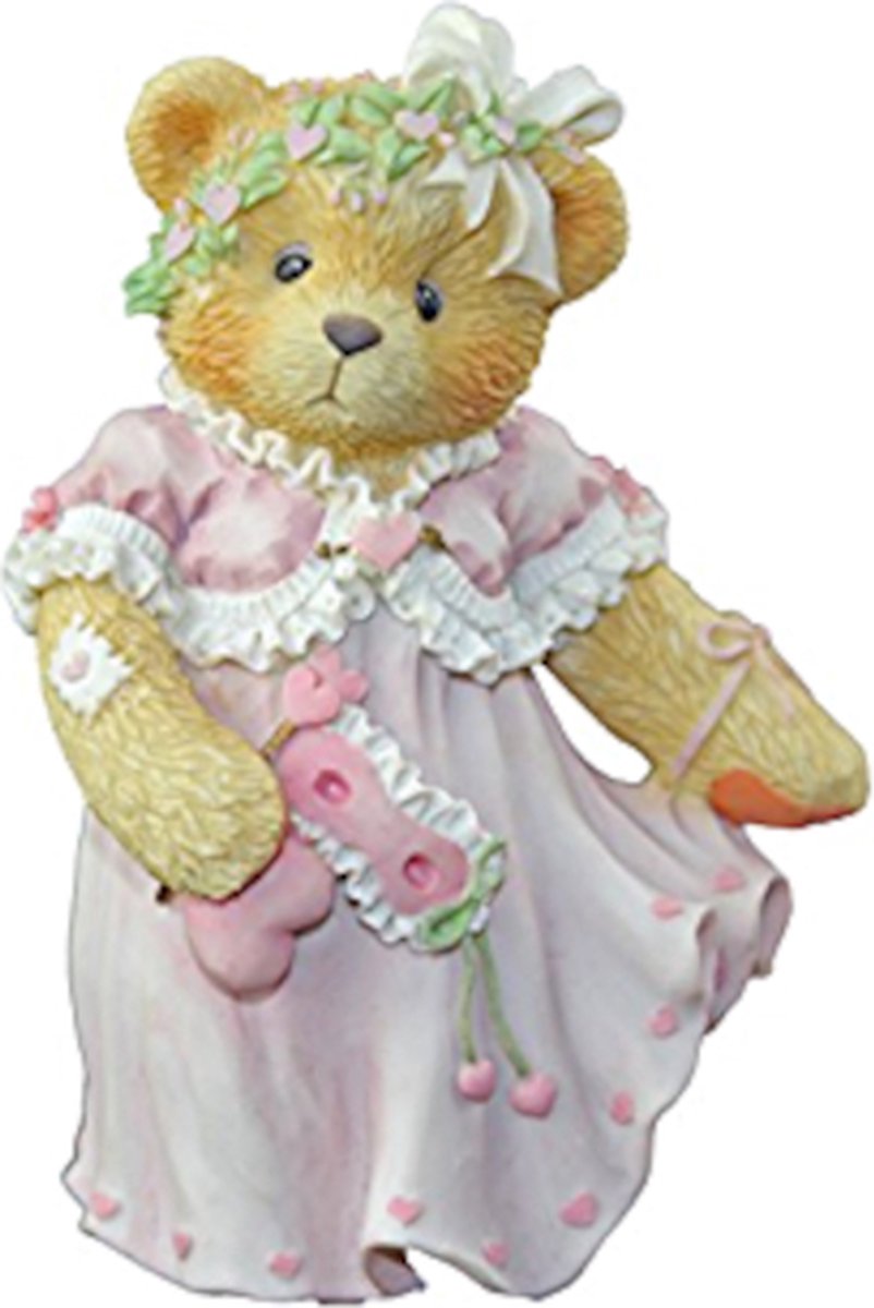 Cherished Teddies - 156422 - Girl In Pink Dress With Mask Figurine