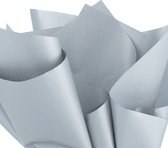 Cadeauversiering - Cadeaudecoratie - Vloeipapier - Zijdepapier - Zijdevloei - Zilver (200 vellen, 50x70CM)