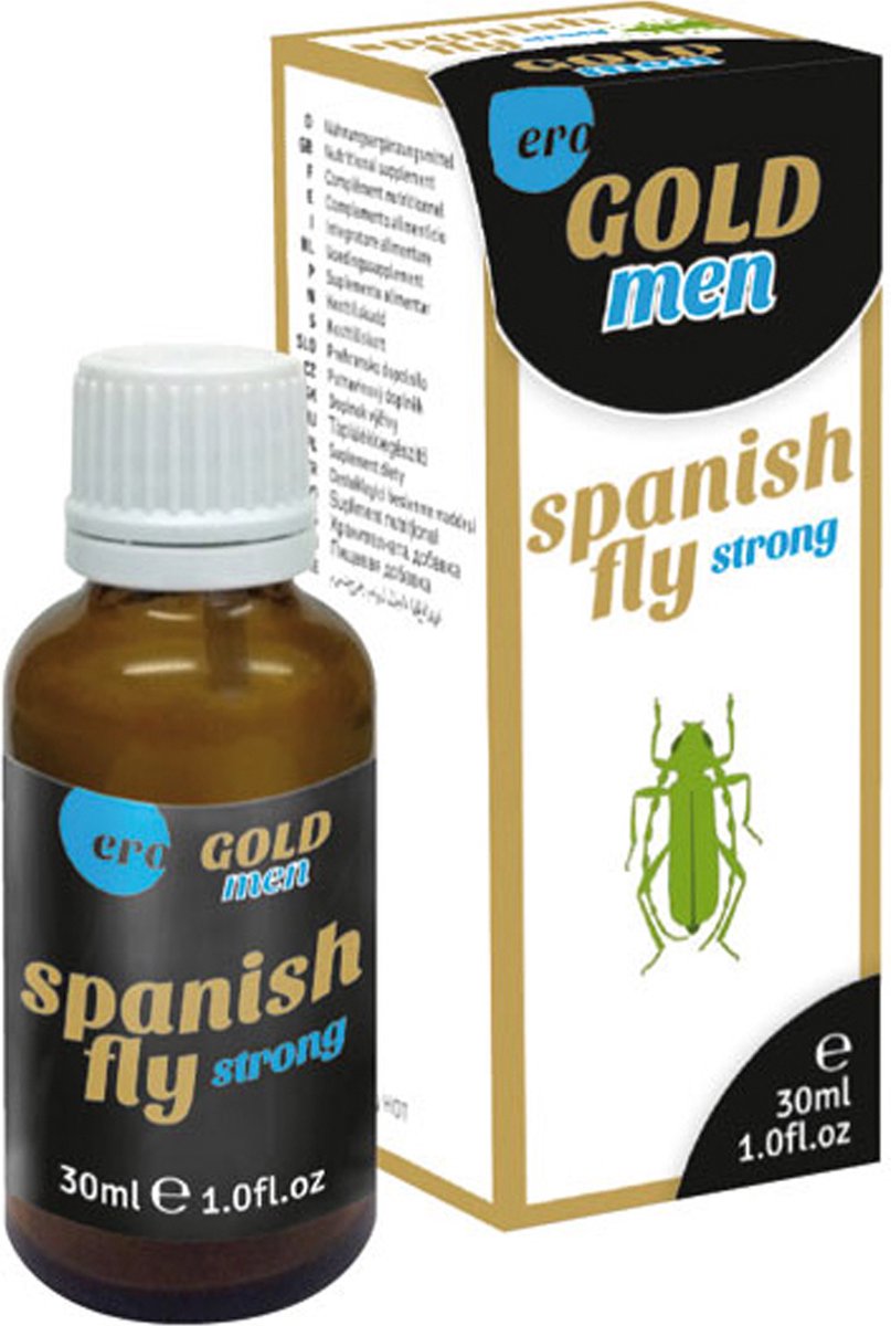 Goedkoopste Hot-Spanish Fly Men Gold Strong - 30Ml - Creams lotions sprays