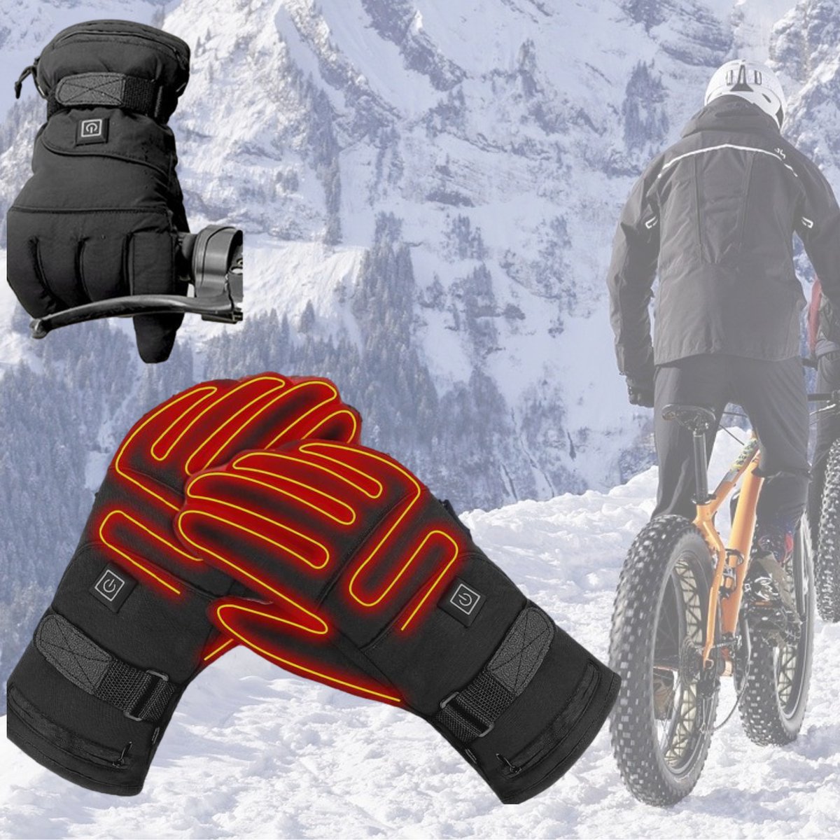 Gants Chauffants De Ski De Fond | Climb Winter