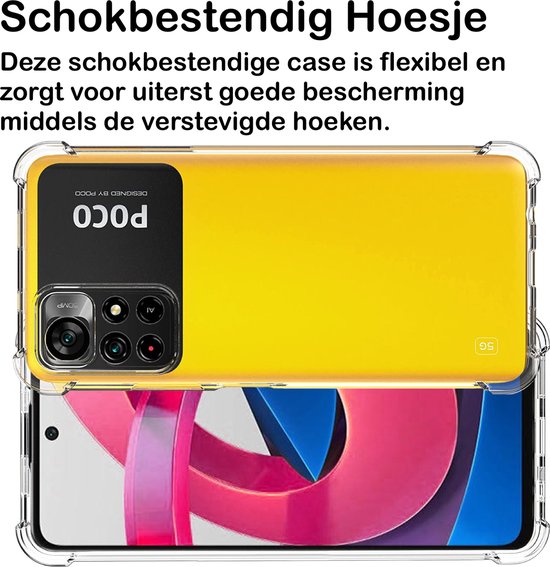 Coque Antichoc Noire Odeydo Pour Poco M4 Pro 5G - Protection Renforcée Premium - Installation Facile
