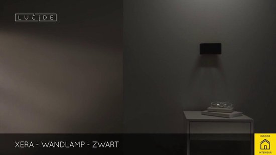 Reusachtig rollen overschrijving Lucide XERA - Wandlamp - 1xG9 - Zwart | bol.com
