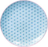 Tokyo Design Studio – Star/Wave – Dinerbord – 25.7x3cm – Licht Blauw/Roze