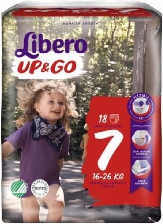 8x LIBERO UP&GO 7 (16-26KG) - 16st/pak | bol