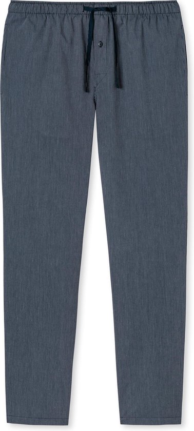 Pantalon lounge SCHIESSER Mix+ Relax - jambes longues - fin non élastique - bleu à fines rayures - Taille: 3XL