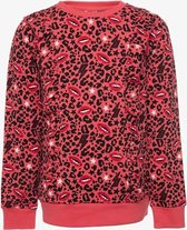 Ai-Girln meisjes sweater met luipaardprint - Roze - Maat 146/152