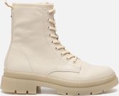 Tamaris Veterboots beige - Maat 38