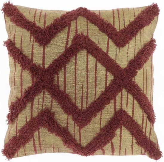 Une Unique Living | Coussin Vinny 45x45cm séquoia | Coussin salon ou chambre