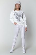 Colourful Rebel Paradise Slang Trui  Wit Dames - Loose Fit - Katoen - S