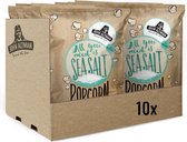 John Altman - Biologische - Sea Salt popcorn - Vegan- Glutenvrij - Caloriearm - 100% natuurlijk - 10x 60 gram