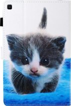 Luxe Bescherm-Etui Map voor Samsung Galaxy Tab A7 Lite 8.7 "Cute Cat"