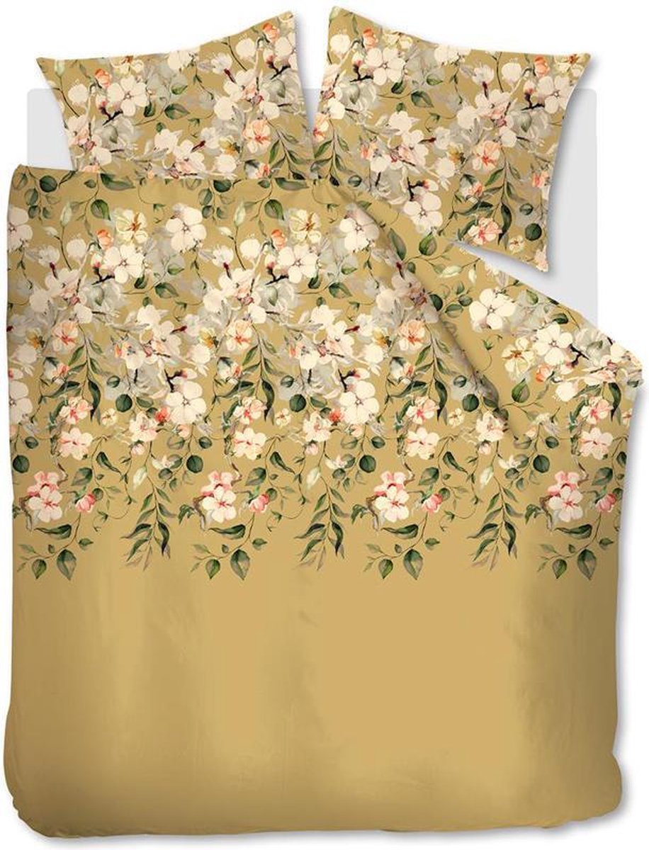 Ariadne at Home Nostalgia dekbedovertrek - Tweepersoons - 200x200/220 - Oker