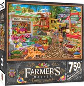 Masterpieces Puzzle Farmers Market Sale on the Square Puzzle 750 pieces
