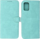 Samsung Galaxy A02s - A03s Hoesje - Portemonnee Book Case - Kaarthouder & Magneetlipje - Kunstleer - Turquoise