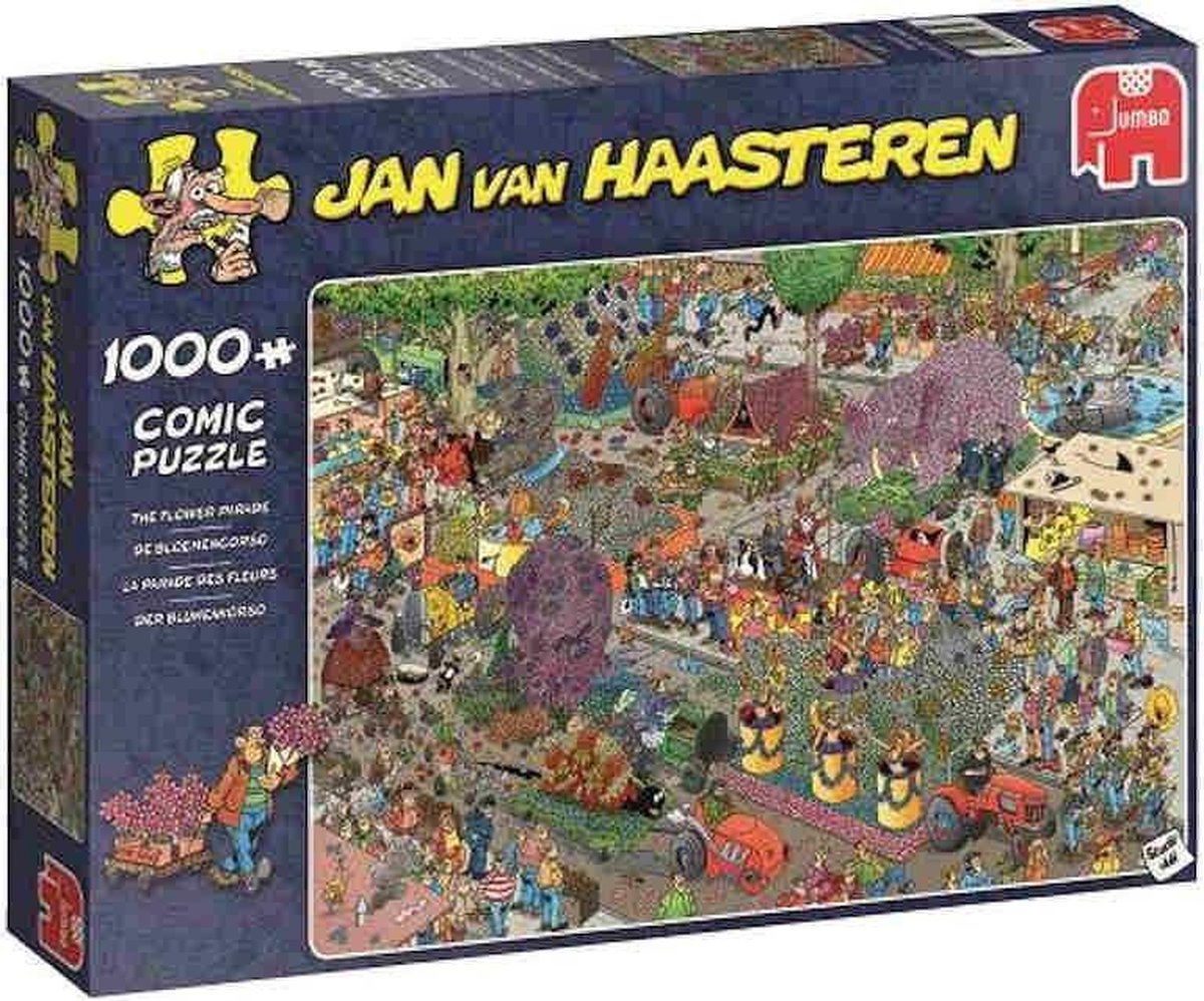 voordeel controleren tijdelijk Jan van Haasteren De Bloemencorso puzzel - 1000 stukjes | bol.com
