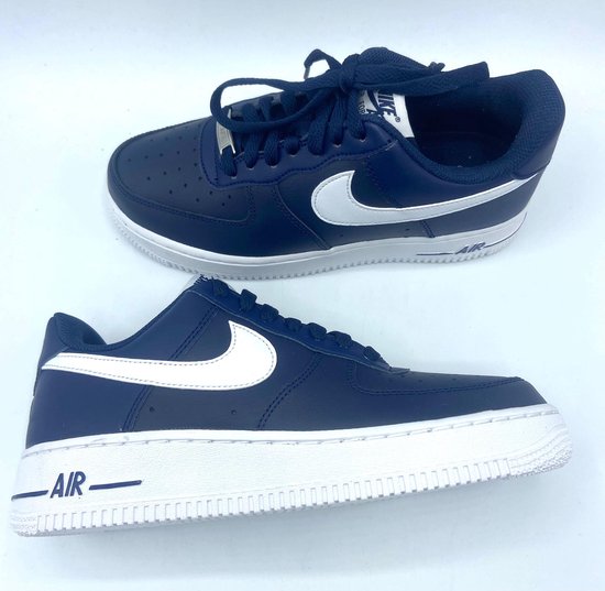 nike air force met blauw