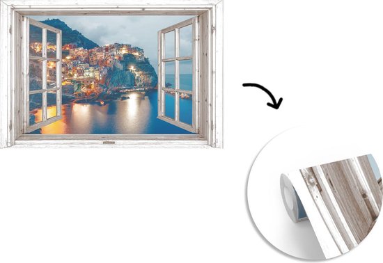 Papier peint - Papier peint photo murale Transparente - Italie - Mer - Largeur 450 cm x hauteur 300 cm