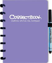 Correctbook Original Petunia Purple-Blanco - Uitwisbaar / Whiteboard Notitieboek