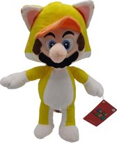 Nintendo - Super Mario - Knuffel - Mario Cat - Pluche - Speelgoed - 30 cm