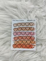 Mimi Mira Creations Functional Planner Stickers Hearts 25