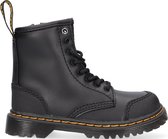 Dr Martens 1460 Overlay K Veterboots - Laarzen Met Veters - Meisjes - Zwart - Maat 26