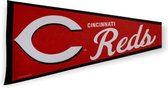 USArticlesEU - Cincinnati Reds - MLB - Vaantje - Baseball - Honkbal -  Sportvaantje - Pennant - Wimpel - Vlag - Rood/Wit - 31 x 72 cm