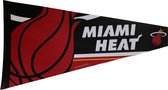 USArticlesEU - Miami Heat - NBA - Vaantje - Basketball - James Wade - Sportvaantje - Pennant - Wimpel - Vlag - Rood/Zwart - 31 x 72 cm