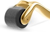 Titanium Dermaroller 0.5 mm Micro Naaldjes Goud Gezichtsroller Acne Rimpels Cellulitis Littekens Striae Haargroei Steriel verpakt