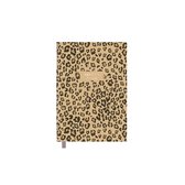 Hobbit agenda mini A7 2022 - Heel klein A7 formaat weekagenda - harde kaft - 1 week op 2 pagina's - type D4 - trendy panterprint