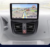 Peugeot 207 2006-2015 Système de navigation et multimédia Android 10 2+32Go Bluetooth USB WiFi