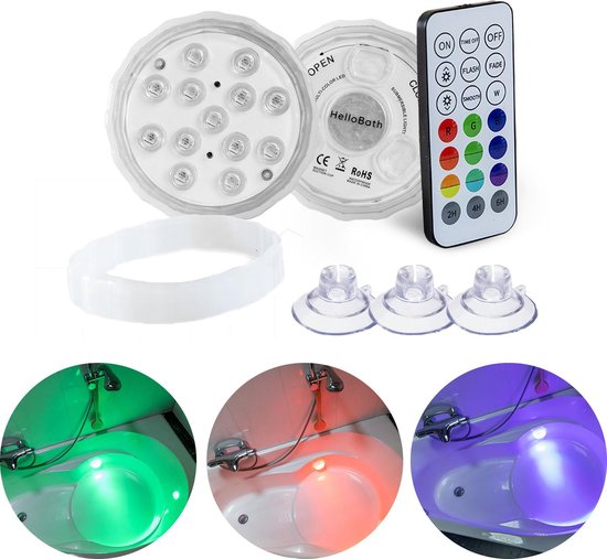 strottenhoofd Wetenschap Waar HelloBath - XL Onderwater verlichting - Badspeelgoed - Jacuzzi accessoires  -... | bol.com