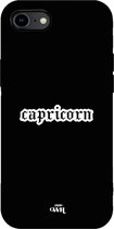 iPhone 7/8/SE 2020 Case - Capricorn (Steenbok) Black - iPhone Zodiac Case