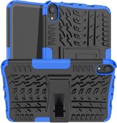 Rugged Kickstand Back Cover - iPad Mini 6 (2021) Hoesje - Blauw