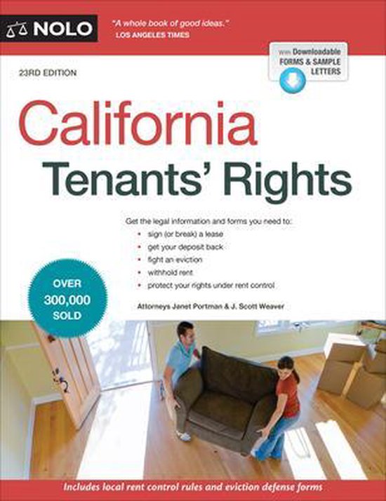 California Tenants' Rights 9781413329674 J Scott Weaver Boeken