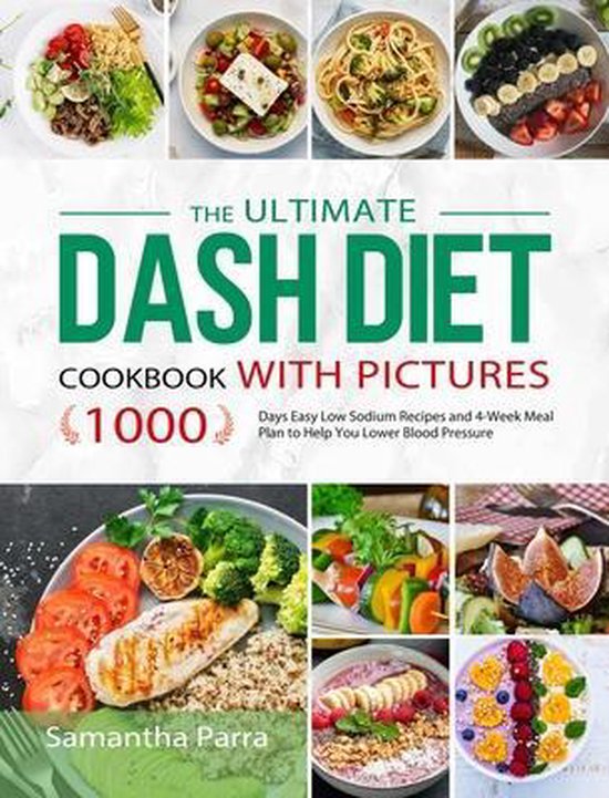 The Ultimate Dash Diet Cookbook with Pictures - cover
