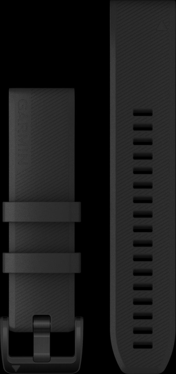Garmin QuickFit Siliconen Horlogebandje - 22mm Polsbandje - Wearablebandje - Zwart