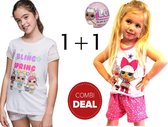 L.O.L Surprise - kinder - shortama's - 1+1 - COMBIDEAL - maat 116