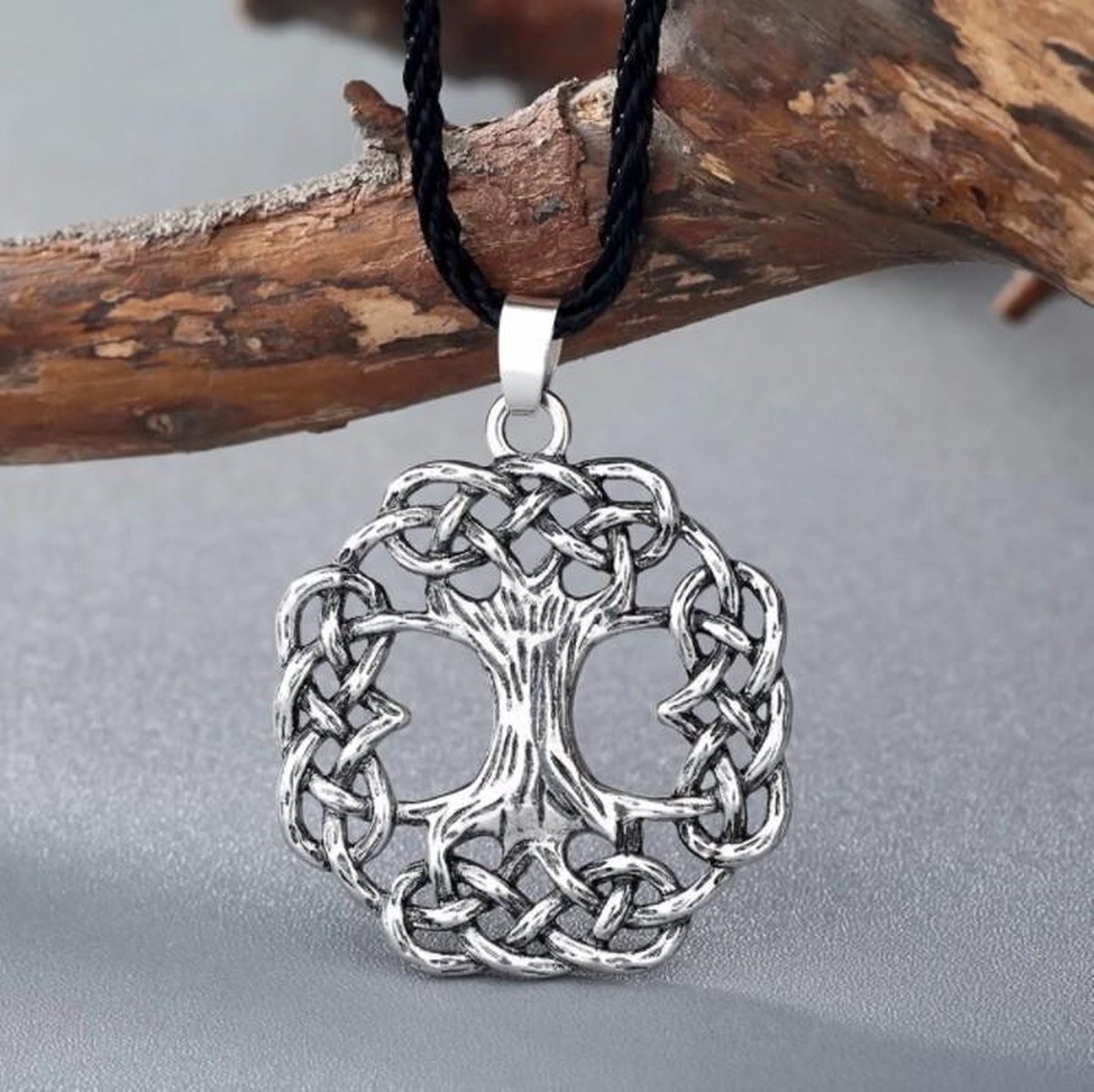 Levensboom in Knoop - Tree of Life - Yggdrasil - Ketting - Viking - Halloween - Spiritueel - Hanger - Accessoires - Larpcenter.nl - Cadeau - Keltisch- Sieraden