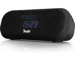 Teufel RADIO ONE - Hifi-wekkerradio met DAB+/ FM - Dimbaar display - 4 wekgeluiden - Black