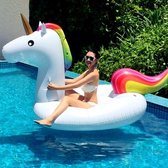 Inflatables Opblaasbare Regenboog Eenhoorn - Wit (275 cm x 140 cm x 120 cm)
