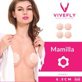 Vivefly Healthcare Mamilla Flower - Tepelbedekkers - 2 paar + BH Extender - Zomerfestivals - BH-accessoire - Comfortabel & beschermend. Populaire zoekwoorden: Tepelbeschermers, BH-