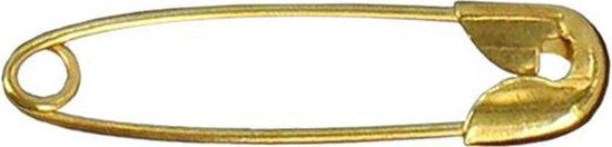 1000 stuks veiligheidsspelden, zwart ca. 32 mm, veiligheidsnaalden, E90064