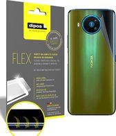 dipos I 3x Beschermfolie 100% compatibel met Nokia 8.3 5G Rückseite Folie I 3D Full Cover screen-protector